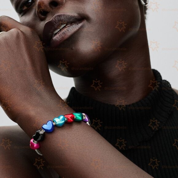 Pandora Metallic Blue Heart Charm - Picture 5 of 5